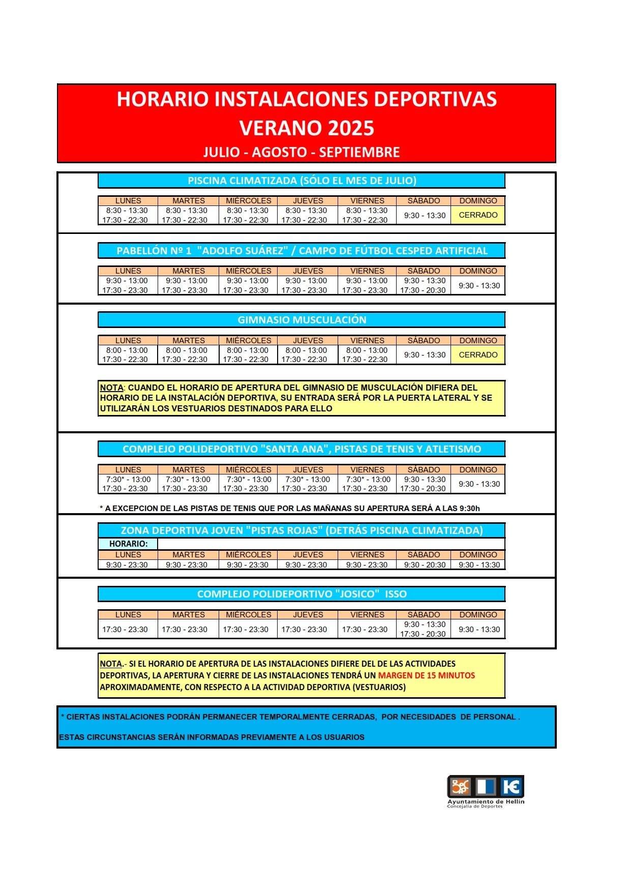 HORARIO ESPECIAL VERANO 2025 001