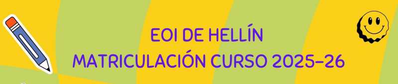 [Escuela de Idioma] Plazo extraodrinario de matrícula de la EOI de Hellín